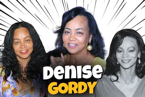 Denise Gordy – Actress, Singer, and Mother of Marvin。